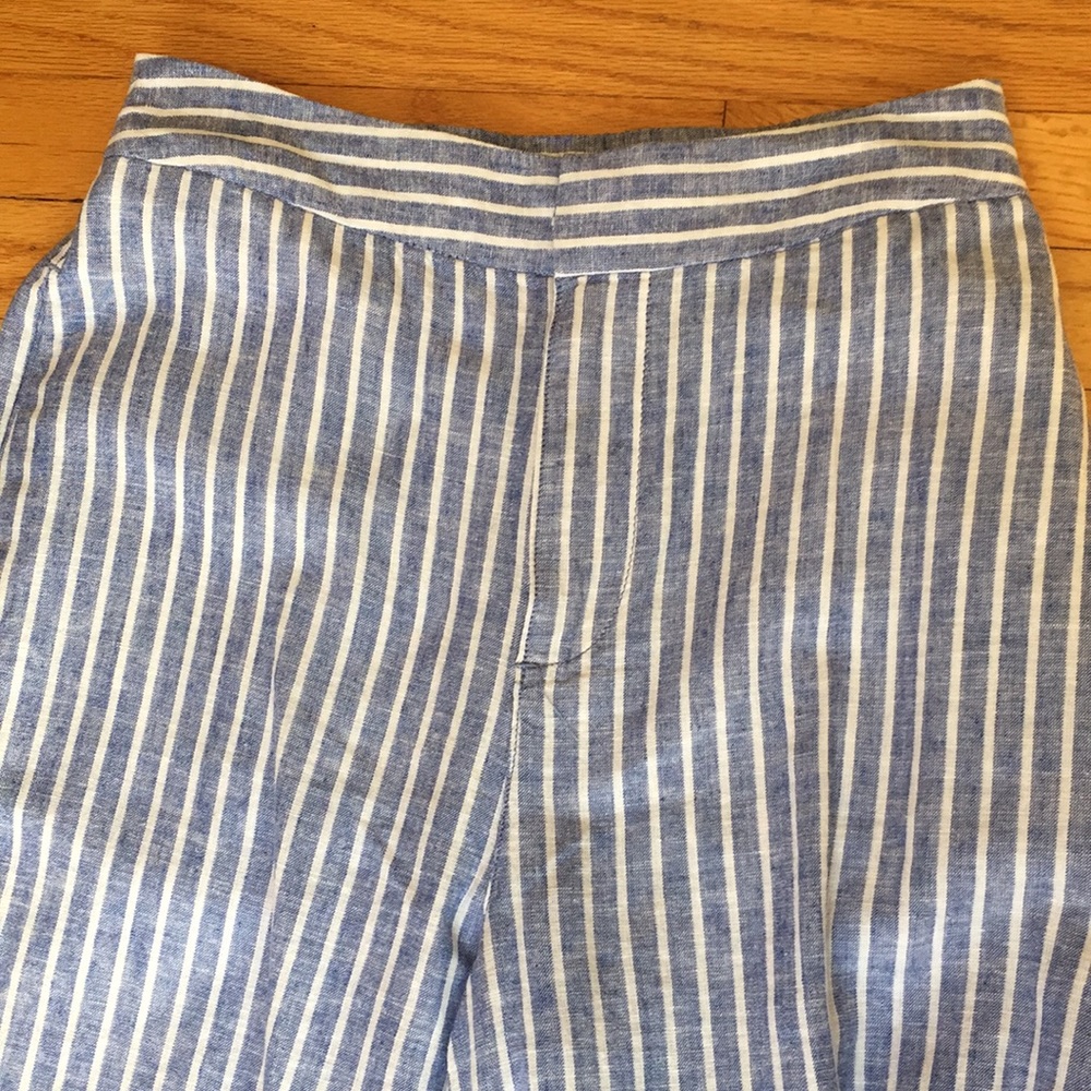 Lauren Conrad Cotton Linen Striped Pants - Picture 5 of 7